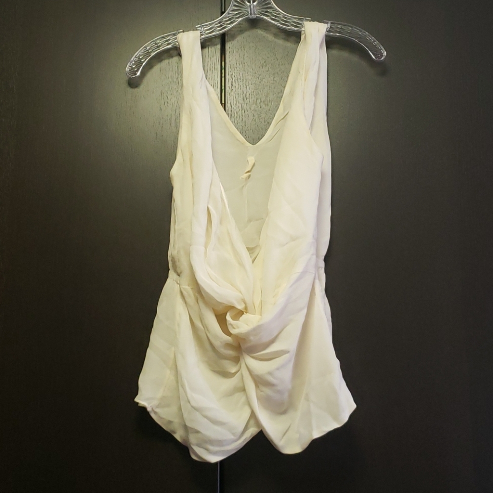 ~2 for $40~ Chelsea Flower off white silk top